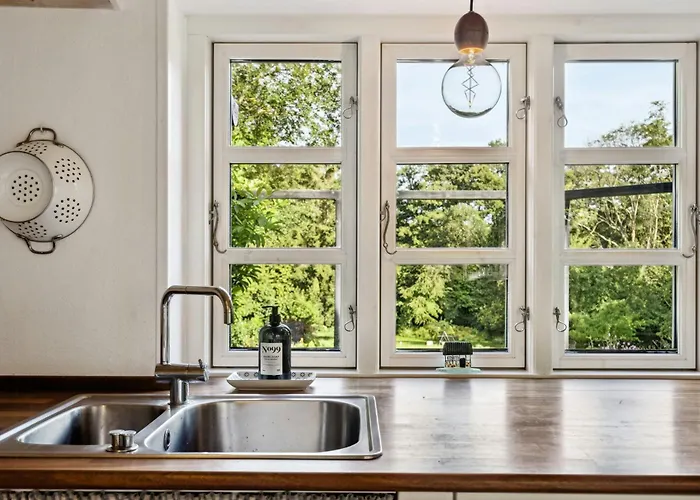 Timber-framed With Bright And Idyllic Garden